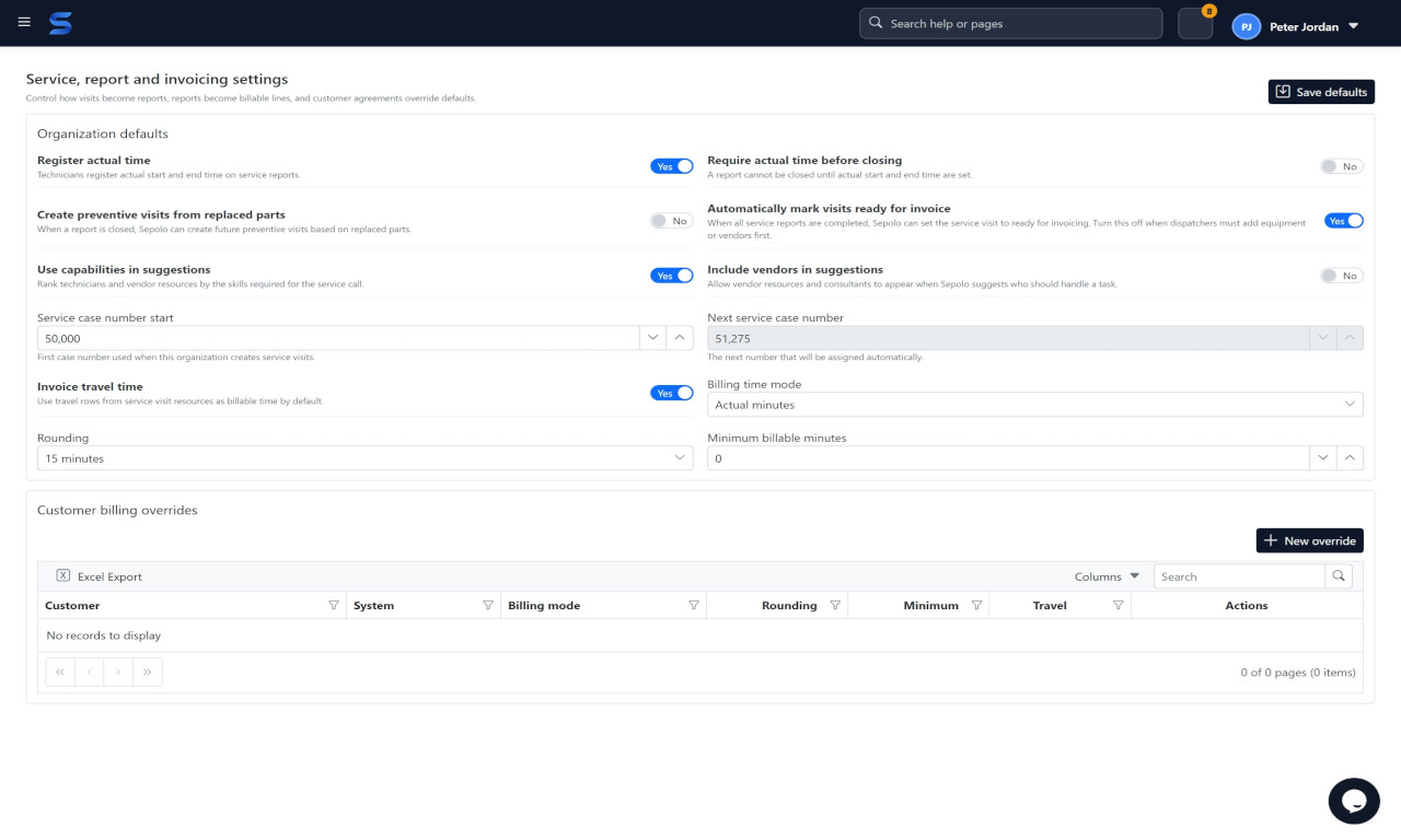 Customizable service flow for how your organization works